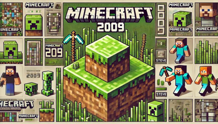 Minecraft (2009) game icons banners